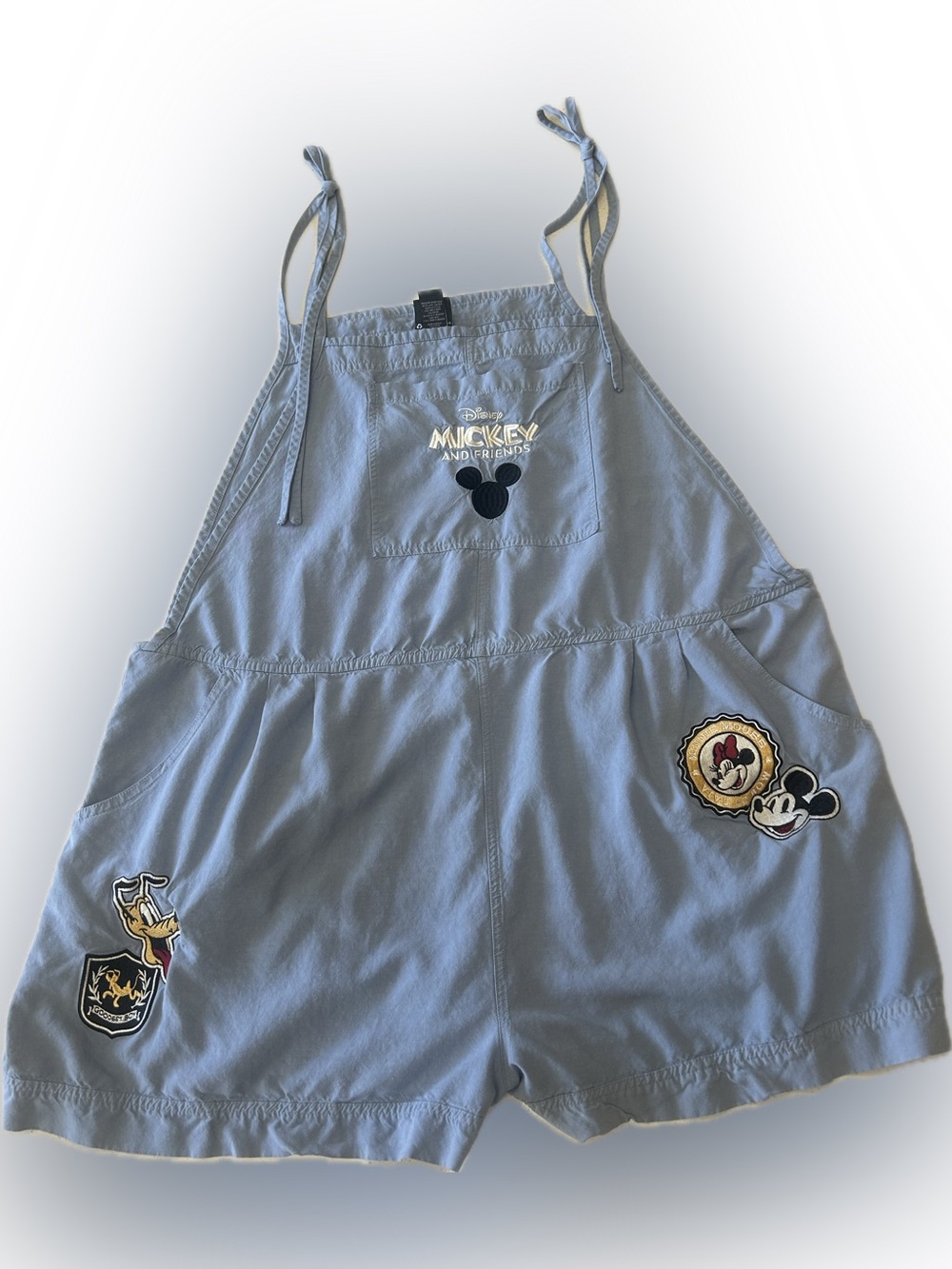 Disney Light Blue Patch Detail Short all Size 2